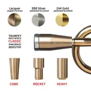 Trumpet Mouthpiece BOOSTER KGUmusic. 7 CUSTOM Models. Megatone effect sleeve