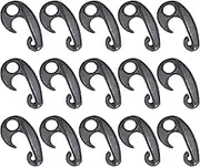 15Pcs Universal Hooks for Cargo Net Trailer Net Camping Tent Bungee Cord Luggage