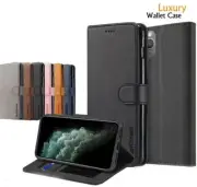 For iPhone 14 13 12 11 Pro Max SE 6S 8 Plus XS XR Leather Wallet Flip Case Cover