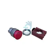 Ge Power 184031 P9MEM3RN Button A Mushroom D.28MM Red