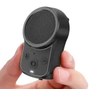 Mini Bluetooth Speaker, Clip-On Portable Speaker with Built-in Mics Hands-Fre...
