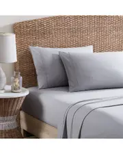 Tommy Bahama Solid 100% Cotton Percale Sheet Set