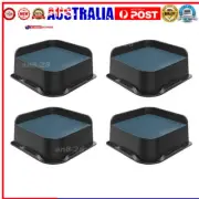 Height Increase 2 Inch Trapezoidal L-Shape Half Top Spike Bottom Rubber Strip N↭