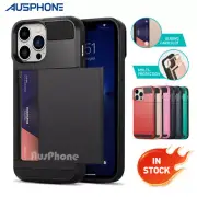 For Apple iPhone 14 13 12 11 Pro Max XS XR X 8 7 Plus Case Wallet Card Cover AUS