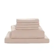 Valeria 1000TC Ultra Soft Bed Sheet Set - Cream