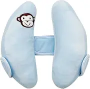 Adjustable Baby Head Neck Support Pillow,Baby Travel Pillow Cushion for Car Seat,Stroller Headrest Pillow for Infants,Head and Neck Support Pillow for Pushchair,Blue