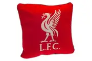 Liverpool FC YNWA Crest Square Cushion (Red) (One Size)