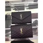 SAINT LAURENT YSL WOC款 魚子醬 籃球紋皮革 斜背包 黑色金鏈 銀鏈