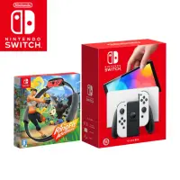 在飛比找momo購物網優惠-【Nintendo 任天堂】Switch OLED白色主機+