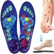 Medical Magnetic Therapy Sports Insoles Massage Foot Weight Loss Slimming Acupressure Insole Anti-fatigue Health Care Shoe Pads
