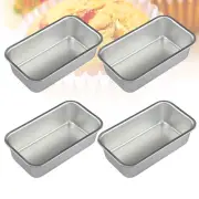 4 Pcs Loaf Pan Lip Banana Bread Pan Loaf Cake Tin French Bread Pan