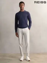Reiss Ice Blue Split Trousers (H29655) | $265