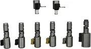1Set 8Pcs 09G TF60-SN TF60SN Automatic Transmission Gearbox Valve Body Small Shift Solenoid Set Compatible for VW Golf Passat/Koda Car Accessories