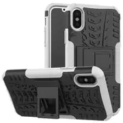 MCC Heavy Duty iPhone Xs X Shockproof Case Cover Tough Skin for Apple 10 [White]