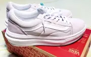 VANS Off The Wall Old Skool Over Comfy Cushion Light Grey/ White Men 12