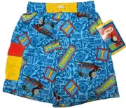 Thomas the tank engine train boys multi-pattern Swim Suit Trunks Shorts *NWT* 3T