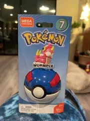 Mega Construx Pokemon Wurmple Series 7 Pokeball Mini Figure Rare