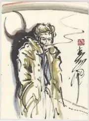 Hellblazer John Constantine Drawing by Andy Lee