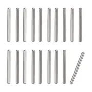 1.2x10mm Dowel Pins, 100pcs Round Head Flat Chamfered End Dowel Pin