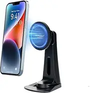 PROfezzion 2 in 1 Magnetic Tripod Mount Holder and Desktop Stand for iPhone 12, 13, 14 15 Pro Max, iPhone 14 Plus - No Metal Plate Required