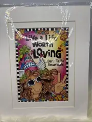 NEW live a life worth living, be remarkable 8 X 10 Picture By Suzy Toronto
