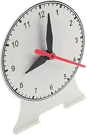 JOINPAYA Clock Model Teaching Teaching Clocks Demonstration Clock Analog Clock Bedroom Clock Sleep Training Clock Time Tool Wall Clock Large Wall Clock Plastic