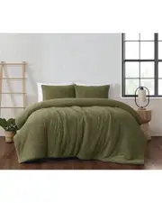Brooklyn Loom Marshmallow Sherpa Comforter Set