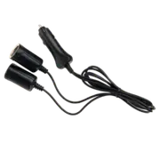 Narva 1m Cigarette Lighter Plug to Twin Accessory Sockets