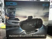 SCS S9Motorcycle Helmet Waterproof Bluetooth Intercom Headset Noise Cancellation