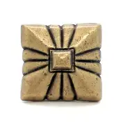Santa Fe Square Concho Antique Brass 1" 7452-09