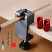 Dowel Maker Jig Tenon Dowel Plug Cutter With Sharp Alloy Blade Adjustable Drill Guide Positioner For Wood Sticks Making