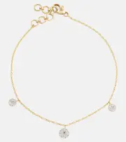 [Stone and Strand] Stone and Strand Disco 10kt gold bracelet with diamonds One Size gold