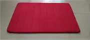 Non Slip Bath Mat 40x60cm 60x90cm Home Bath Mat Non-Slip Bathroom Carpet Soft Coral Fleece Memory Foam Rug Mat Kitchen Toilet Floor Decor Non Slip Mat (Color : Red, Size : 40x60cm)