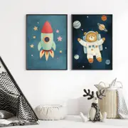 [Namly Design] Poster - Space Adventure Set / Set of 2