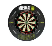 Formula Sports Micro Band 3 Dart Board and Winmau MVG Retro Dartboard Surround Set