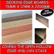 COMPOSITE DECK EDGING - DECKING SIDE BOARDS TO COVER YOUR PURLINS/JOISTS EDGE