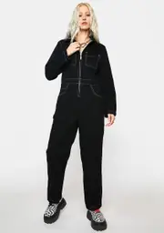 [Kickers] Black Classic Boiler Suit