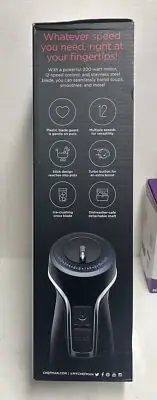 Chefman SEALED! Immersion Blender 300-Watt Turbo 12 Speed Stick Hand Blender