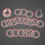 CZYY D&D Numbered Markers Acrylic Creature & Monster Condition Rings Number from 1 to 30 Great DM Tool for Dungeons & Dragons, Pathfinder and RPG Miniatures