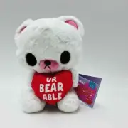 Bark Box Large Bearable Bear Plush Dog Toy Crinkle Squeaker New