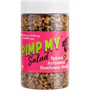 Pimp My Salad Spiced Activated Sunflower Seeds 135g (Pack of 5)