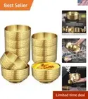 10 Pcs 4.5 In Gold Stainless Steel Bowls Small, 13Oz Double Walled Soup Bowls...