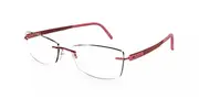 Silhouette Blend 5555 3040 Men's Glasses Red Size 54 - Private Health Rebate - Blue Light Block Available