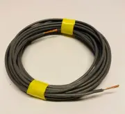 0.5mm / 20AWG Insulated PVC Single Core V75 Bare Copper Hook Up Wire Grey x 5m