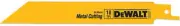 5 Pack - 5-Pk., 6-In. 18-TPI Bi-Metal Reciprocating Saw Blade -DW4811