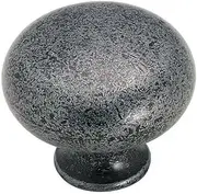[Amerock] Cabinet Knob | Wrought Iron | 1-5/16 inch (33 mm) Diameter | Classics | 1 Pack | Drawer Knob | Cabinet Hardware