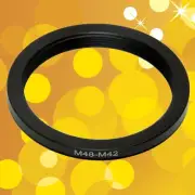 M48 to M42 M42x1mm 48mm-42mm Male to Female Coupling Ring Telescope Adapter