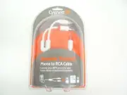 PHONE RCA CABLE IPOD MP3 PLAYER LAPTOP CD STEREO AUX 3.5MM 2CYGNETT CY-M-RCA