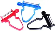 AIMALL 3PCS Vegetable Peeler Slicer Shredder Peeler Julienne Strips Cutter Fruit Tool - Stainless Steel Dual-Edged Slicer, Easy Grip Handle