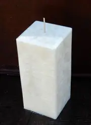 230hr CITRONELLA, OUD WOOD, AMBER & MUSK Scented Square CANDLE MOZZIE REPELLENT